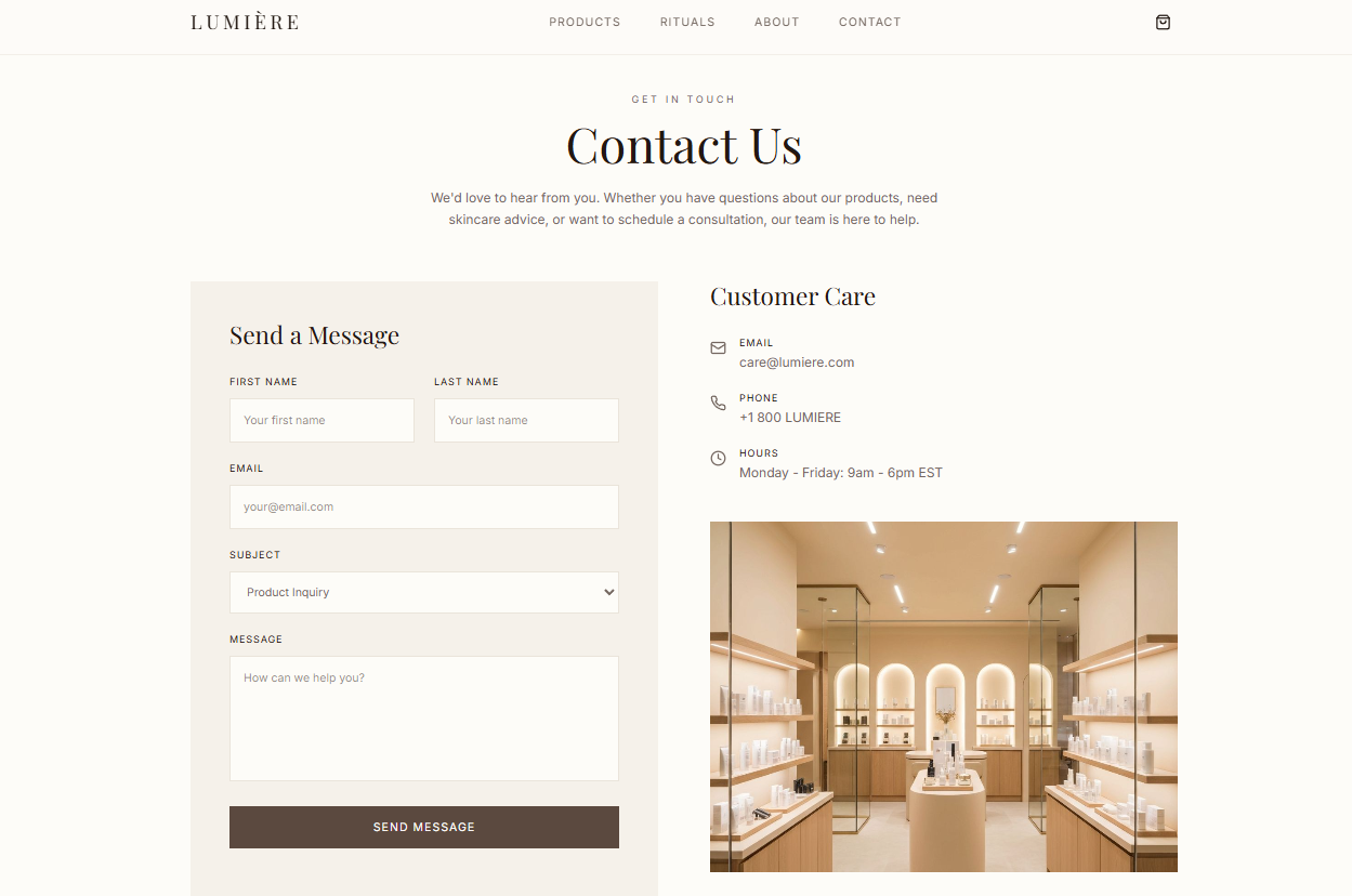 Lumière Skincare screenshot 5